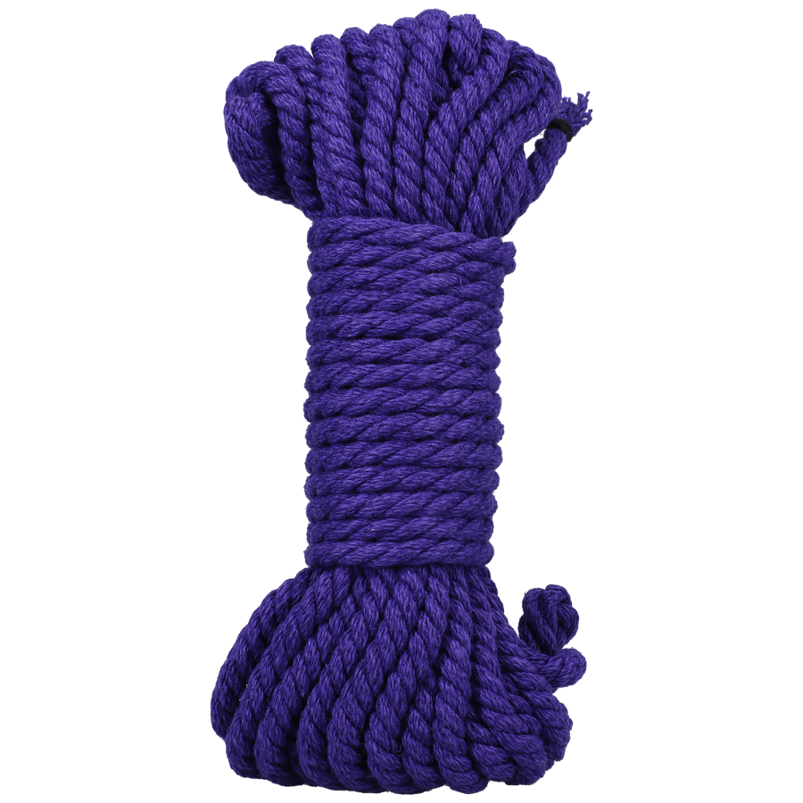 Merci - Bind & Tie - 6mm Hemp Bondage Rope - 30 Feet - Violet