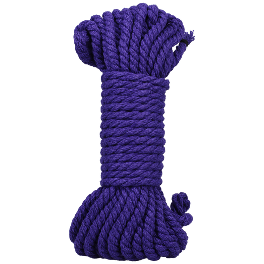 Merci - Bind & Tie - 6mm Hemp Bondage Rope - 30 Feet - Violet