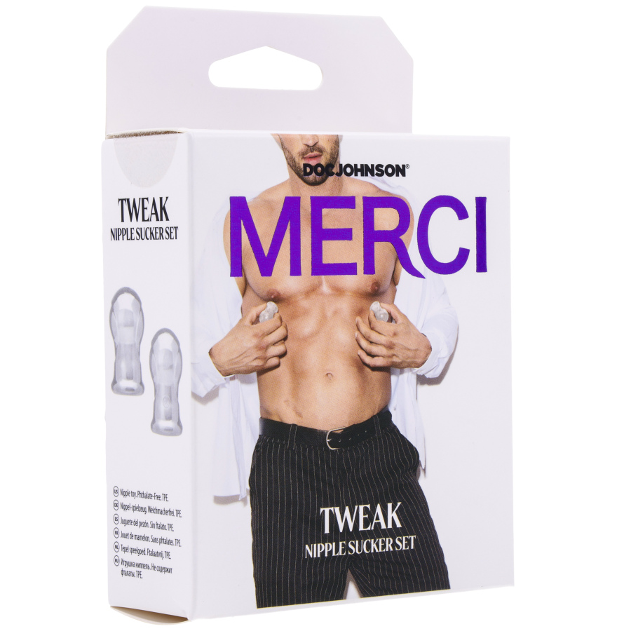 Merci - Tweak - Nipple Sucker Set Clear