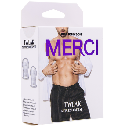 Merci - Tweak - Nipple Sucker Set Clear