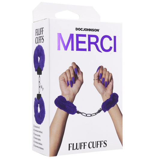 Merci - Fluff Cuffs Violet