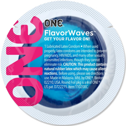 ONE Condoms FlavorWaves (Bowl of 100)