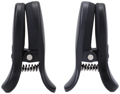 Merci - Vibro Grippers - Vibrating Nipple Clamps, Rechargeable with case Black