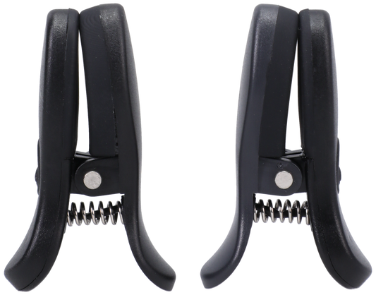 Merci - Vibro Grippers - Vibrating Nipple Clamps, Rechargeable with case Black