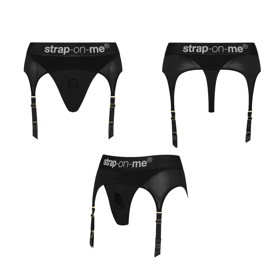 StrapOnMe Harness Lingerie Rebel XXL Black (MSRP CAD$74.99)