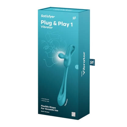 Satisfyer Plug & Play 1 Vibrator Blue (MSRP CAD$139.95)