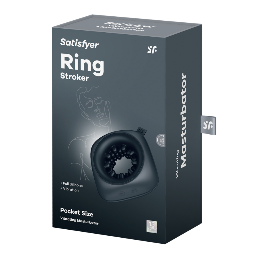 Satisfyer Ring Stroker Black (MSRP CAD$69.95)