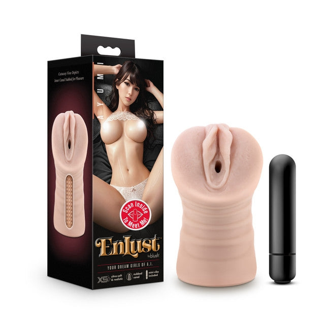 Blush - EnLust - Ayumi - Vibrating Stroker - Beige