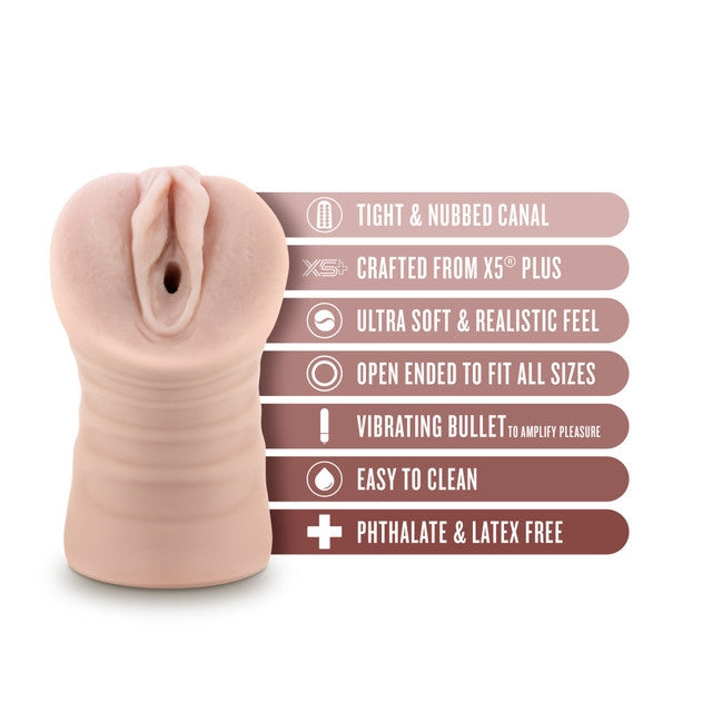 Blush - EnLust - Ayumi - Vibrating Stroker - Beige