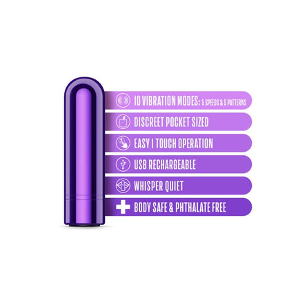 Blush - Kool Vibes - Rechargeable Mini Bullet - Grape