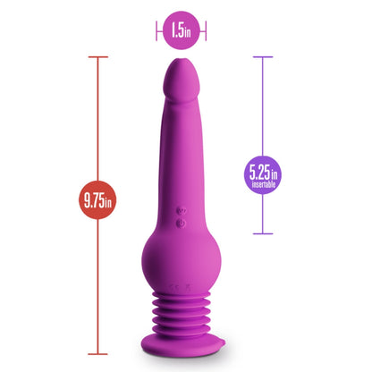 Blush - Impressions - York - Gyro-Quake Dildo - Purple
