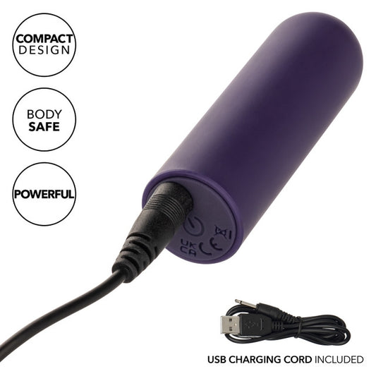 California Exotic Turbo Buzz Rounded Mini Bullet - Purple