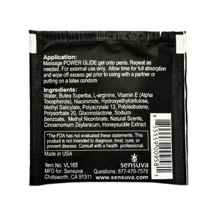 Sensuva - On for Him Power Glide 6mL Single Use Packet