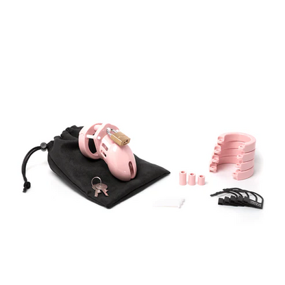 Chastity Kits - CB-6000S Pink Kit with 2 1/2" Cage Length