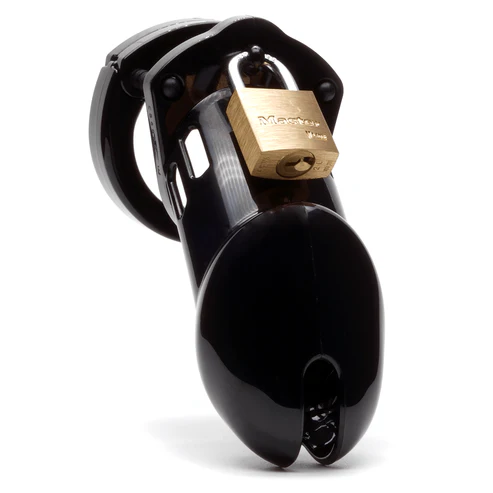 Chastity Kits - CB-6000 Black Kit with 3 1/4" Cage Length