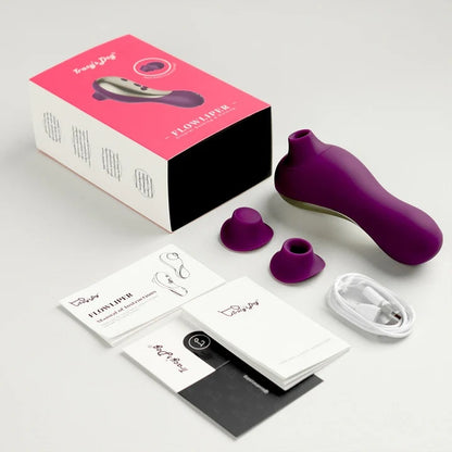 Flowliper Clitoral Sucking & Pulsing Vibrator Purple