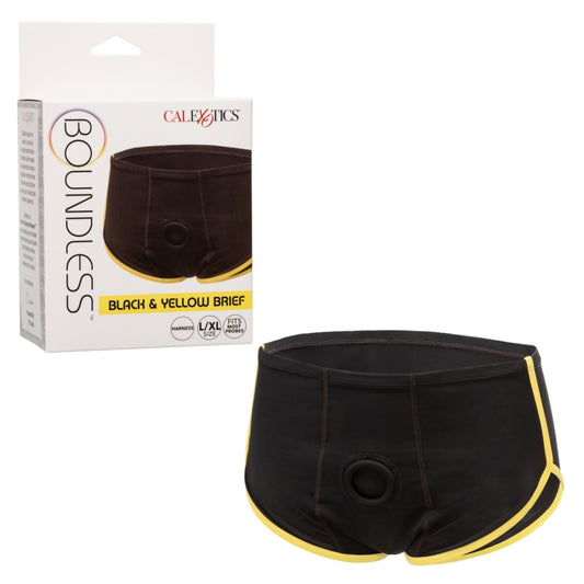 Boundless Black & Yellow Brief L/XL