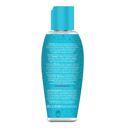 Pink Water 2.8 oz Flip-top Bottle