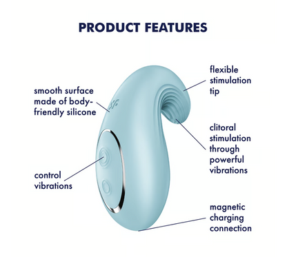 Satisfyer Dipping Delight Light Blue