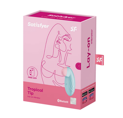 Satisfyer Tropical Tip Connect App Light Blue