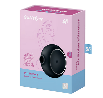 Satisfyer Pro To Go 3 Black