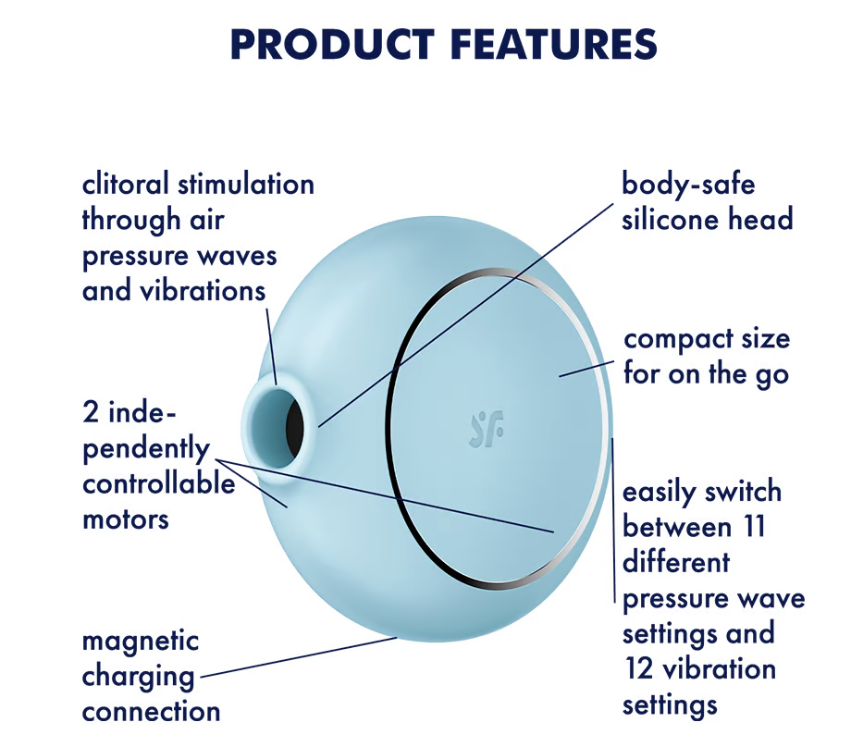 Satisfyer Pro To Go 3 Blue