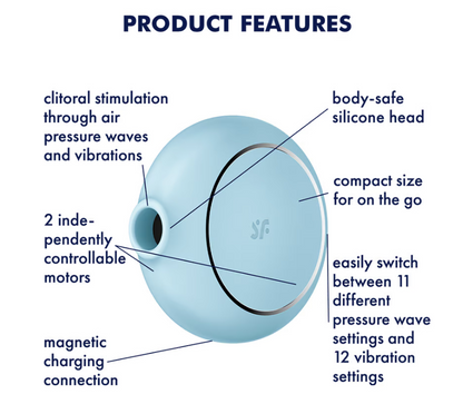 Satisfyer Pro To Go 3 Blue