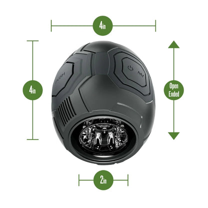 Blush - M for Men - Dome X - Vibrating Masturbator - Black