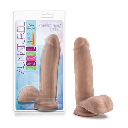 Blush - Au Naturel - 7" Sensa Feel Dildo - Latin