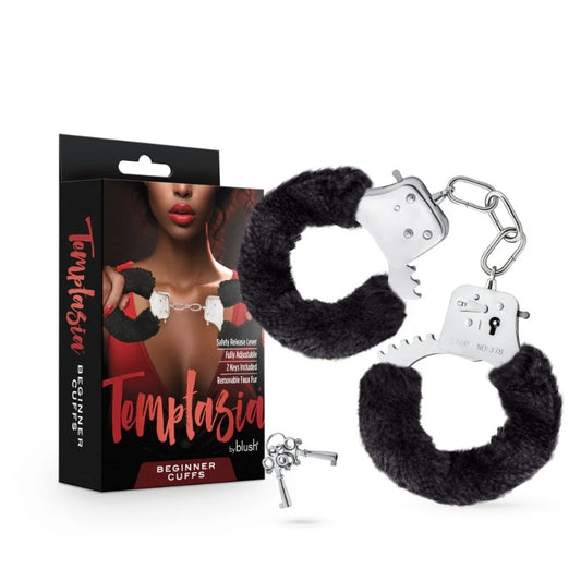 Blush - Temptasia - Beginner Cuffs - Black