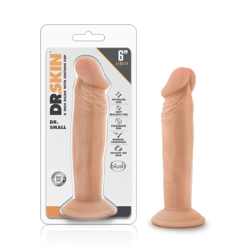 Blush - Dr. Skin - Dr. Small 6" Dildo - Vanilla