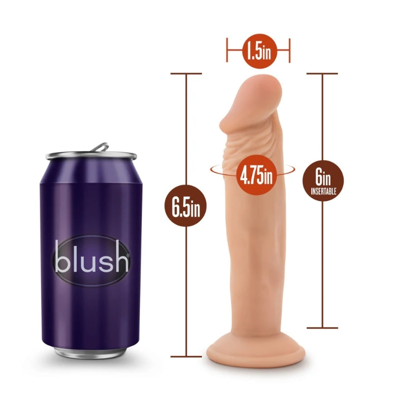 Blush - Dr. Skin - Dr. Small 6.5" Dildo - Vanilla
