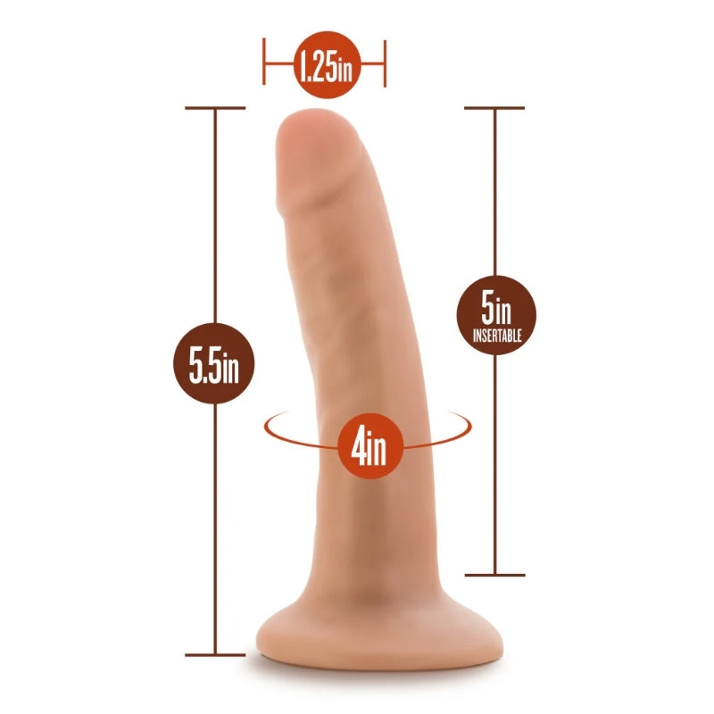 Blush - Dr. Skin - 5.5" Cock With Suction Cup - Vanilla