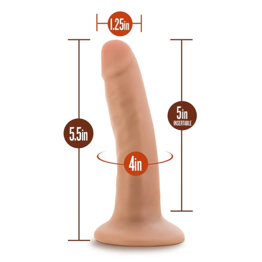 Blush - Dr. Skin - 5.5" Cock With Suction Cup - Vanilla