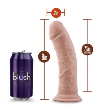 Blush - Dr. Skin - 8" Cock With Suction Cup - Vanilla