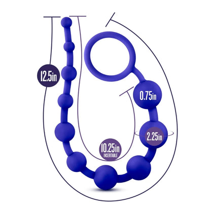 Blush - Luxe - Silicone 10 Beads - Indigo