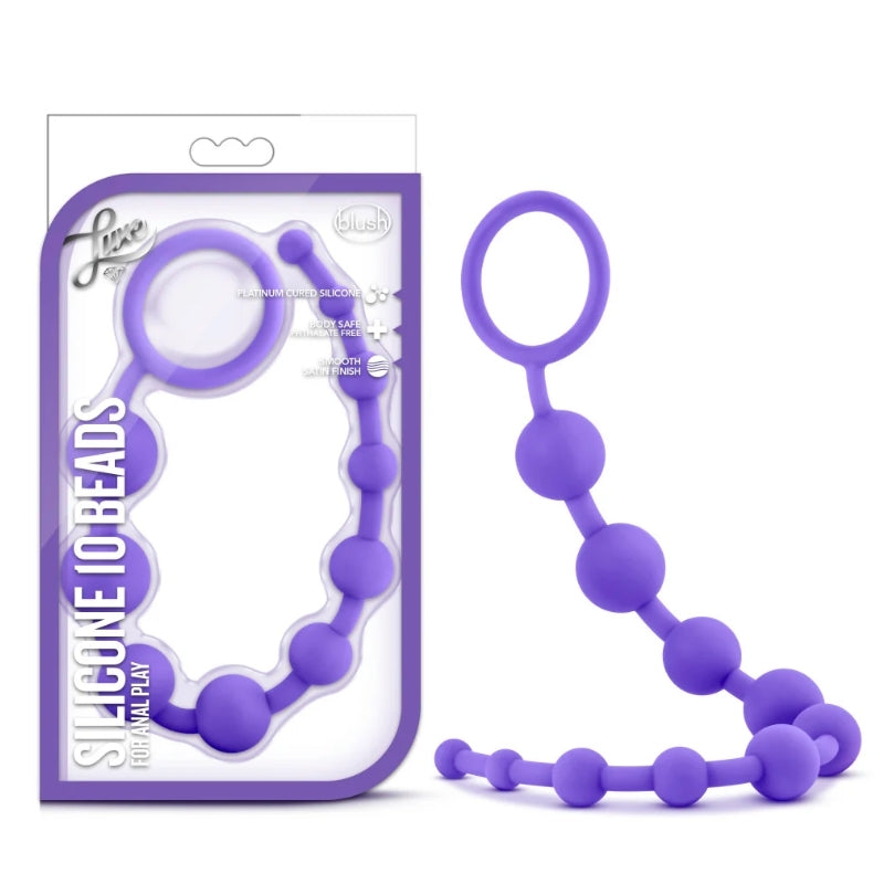 Blush - Luxe - Silicone 10 Beads - Purple