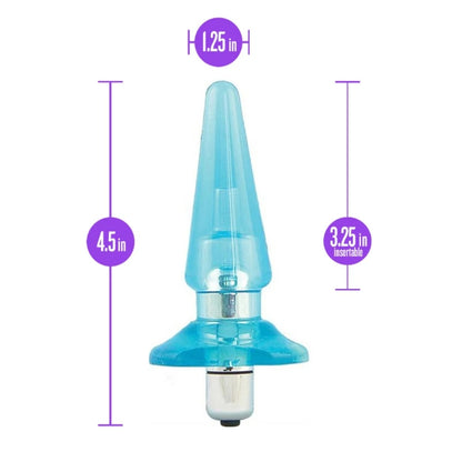 Blush - B Yours - Basic Vibra Plug - Blue