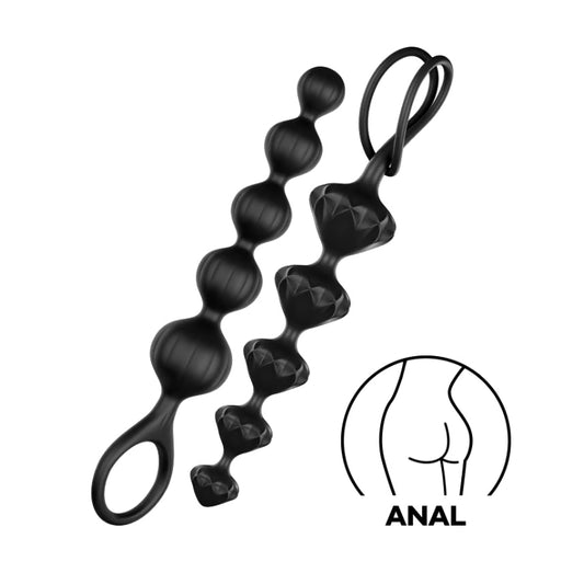 Satisfyer Love Beads Black (Set of 2)