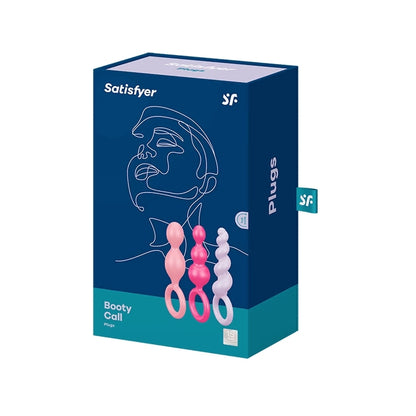 Satisfyer Booty Call (set of 3) Pink/Purple/Red