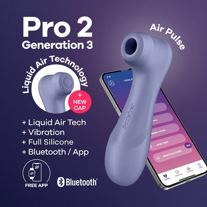 Satisfyer Pro 2 Generation 3 with App Lilac