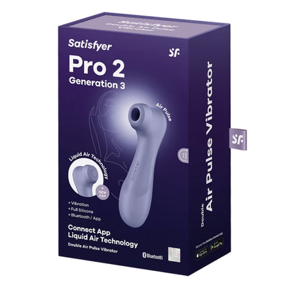 Satisfyer Pro 2 Generation 3 with App Lilac
