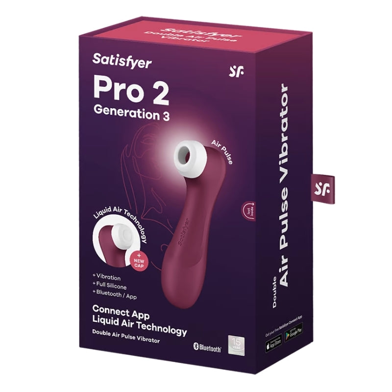 Satisfyer Pro 2 Generation 3 with App Wine Red
