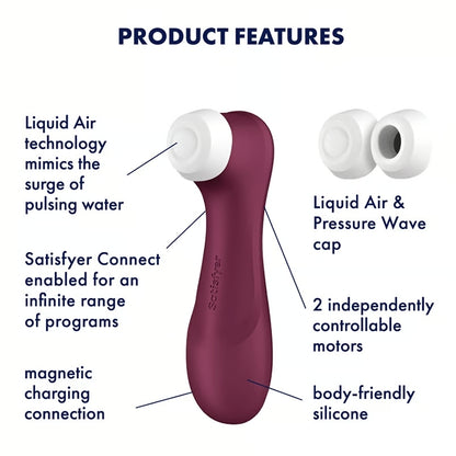 Satisfyer Pro 2 Generation 3 with App Wine Red