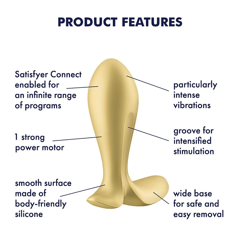 Satisfyer Intensity Plug Gold