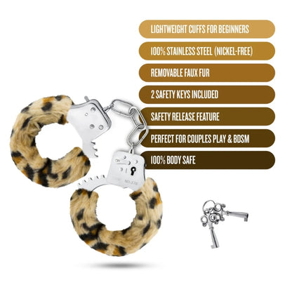Blush - Temptasia - Beginner Cuffs - Leopard
