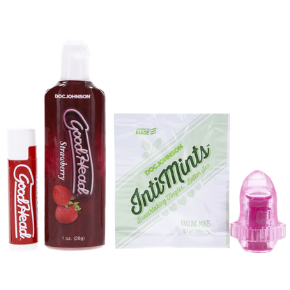 GoodHead Lick It Kit For Her Multi-Colored Sweet Strawberry