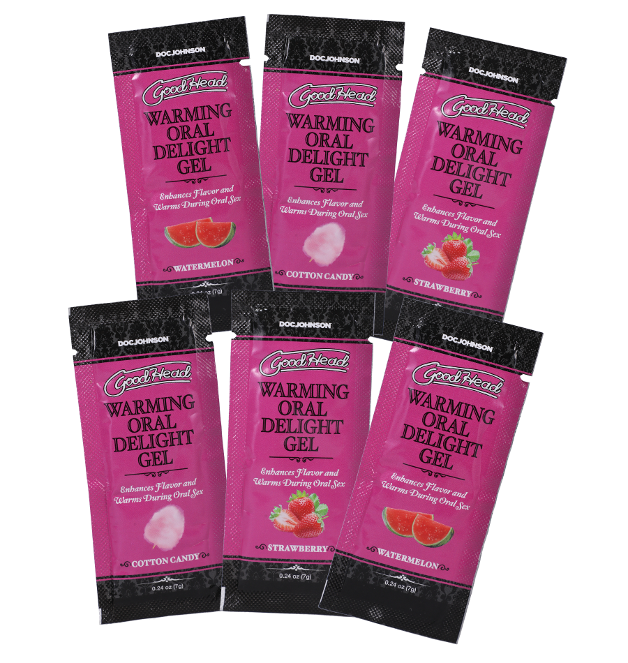 GoodHead Warming Head Oral Delight Gel 6 Pack 0.24oz.
