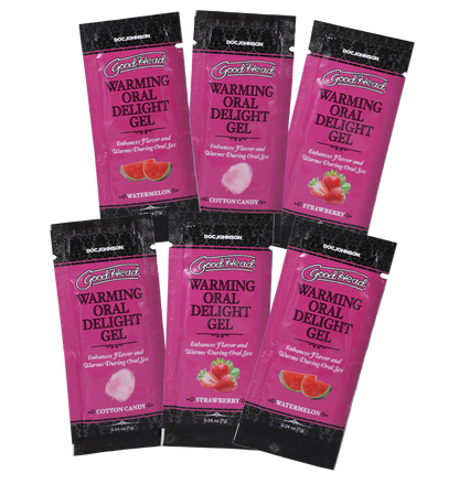 GoodHead Warming Head Oral Delight Gel 6 Pack 0.24oz.