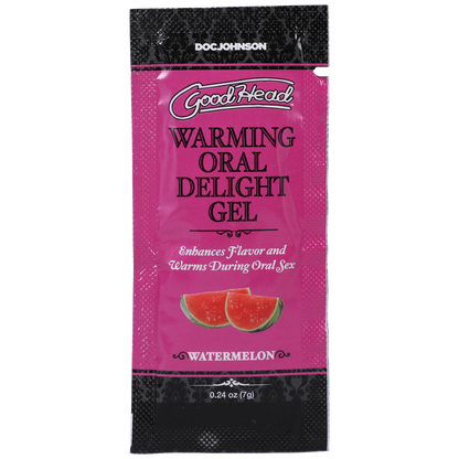 GoodHead Warming Head Oral Delight Gel 6 Pack 0.24oz.
